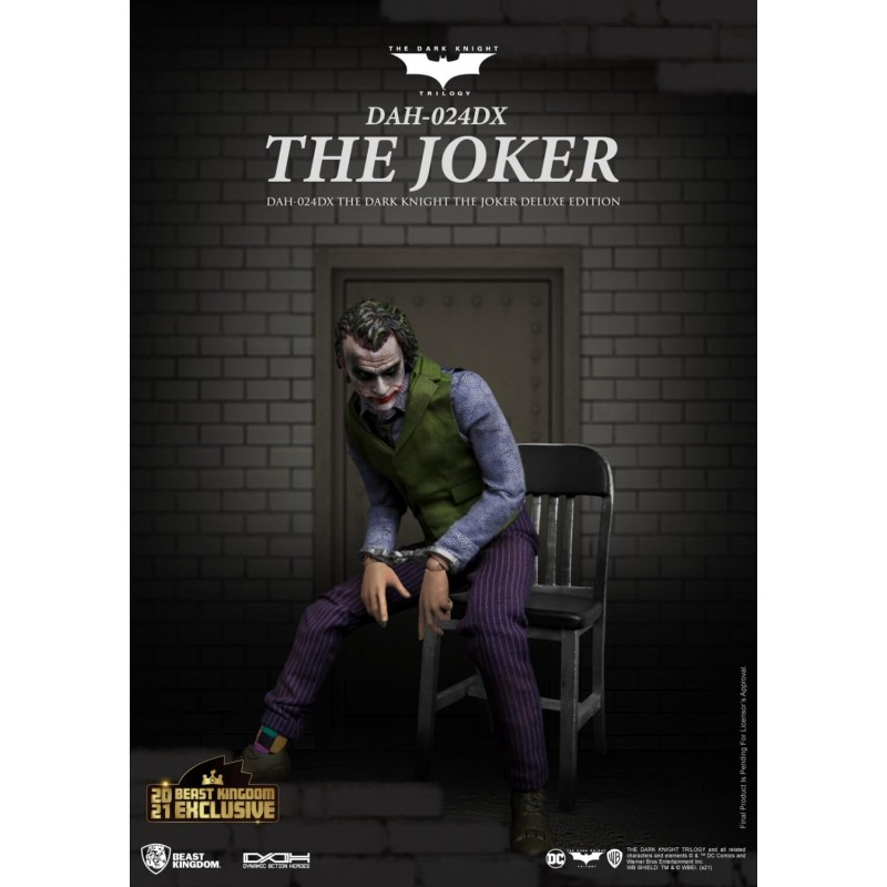 Figura Joker El Caballero Oscuro Dc Comics Deluxe