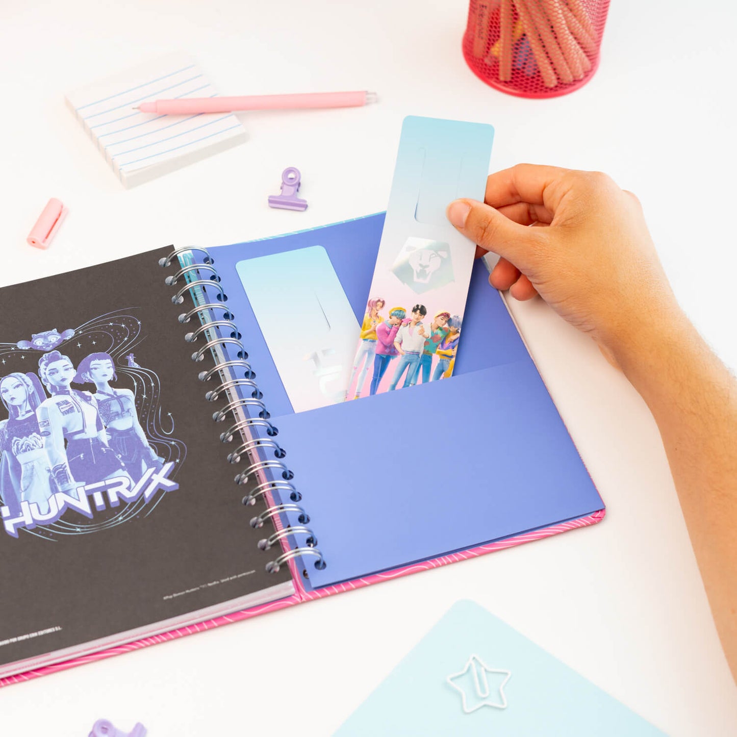 Agenda Escolar 2026/2027 K-Pop Demon Hunters Semana Vista 12 Meses A5
