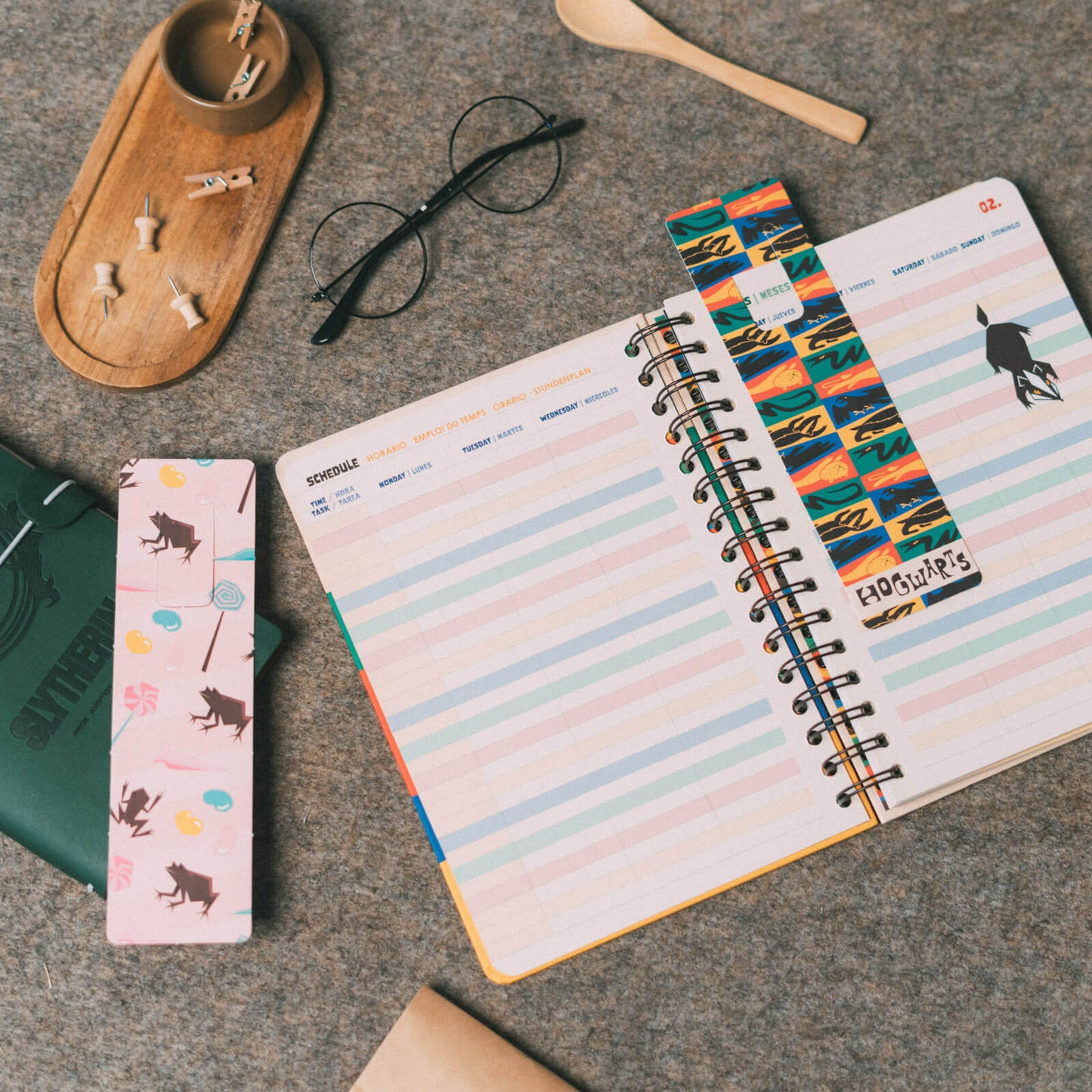 Agenda Anual 2026 Harry Potter Semana Vista A5