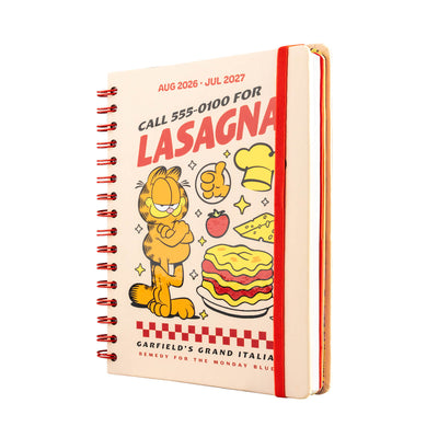 Agenda Escolar 2026/2027 Garfield Semana Vista 12 Meses A5