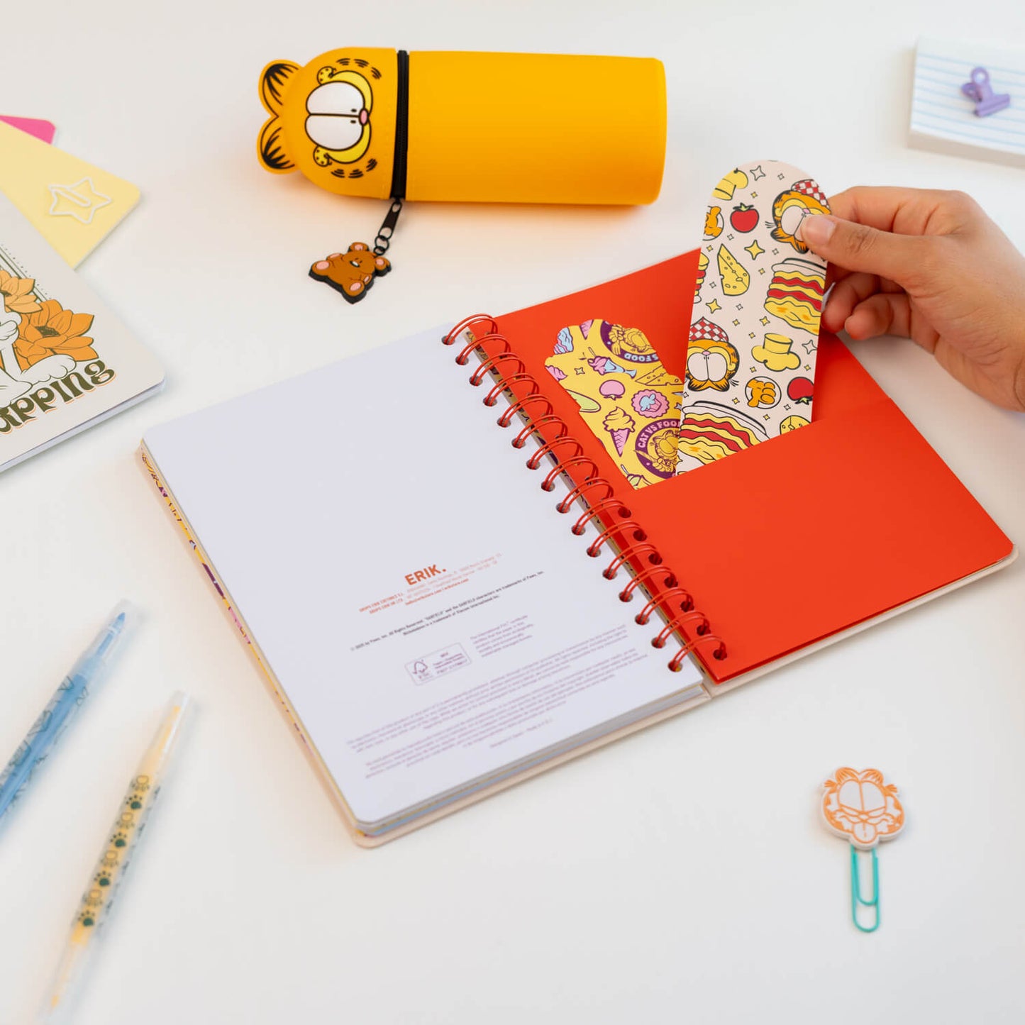 Agenda Escolar 2026/2027 Garfield Semana Vista 12 Meses A5
