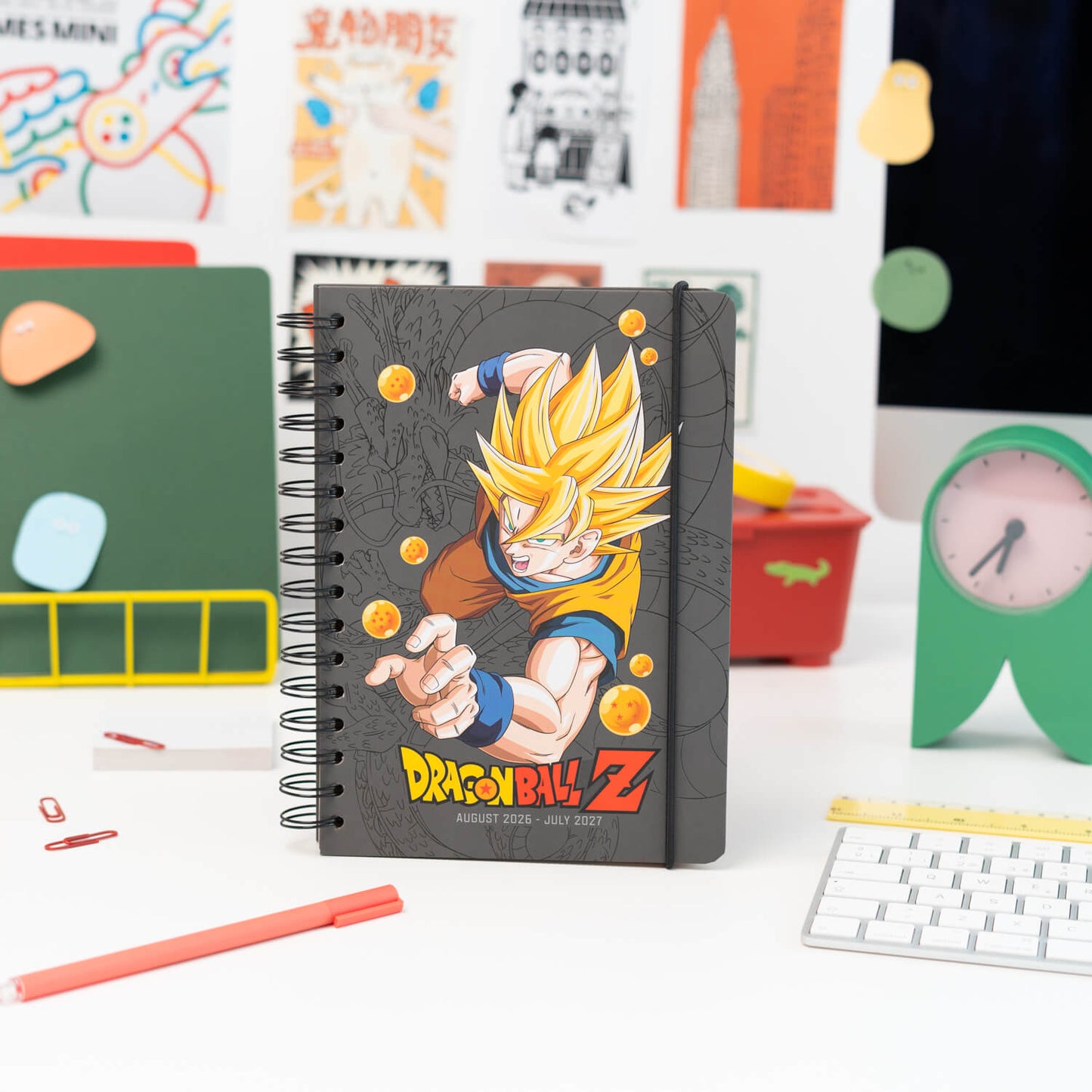 Agenda Escolar 2026/2027 Dragon Ball Semana Vista 12 Meses A5