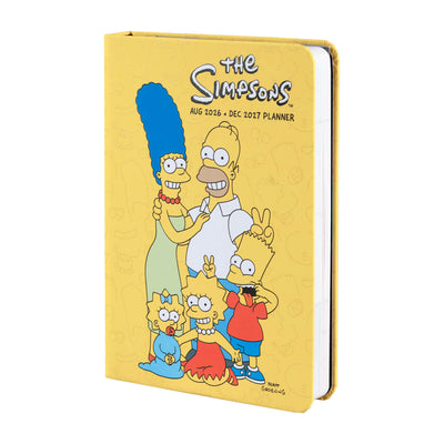 Agenda Escolar 2026/2027 Los Simpson Semana Vista 17 Meses Pocket