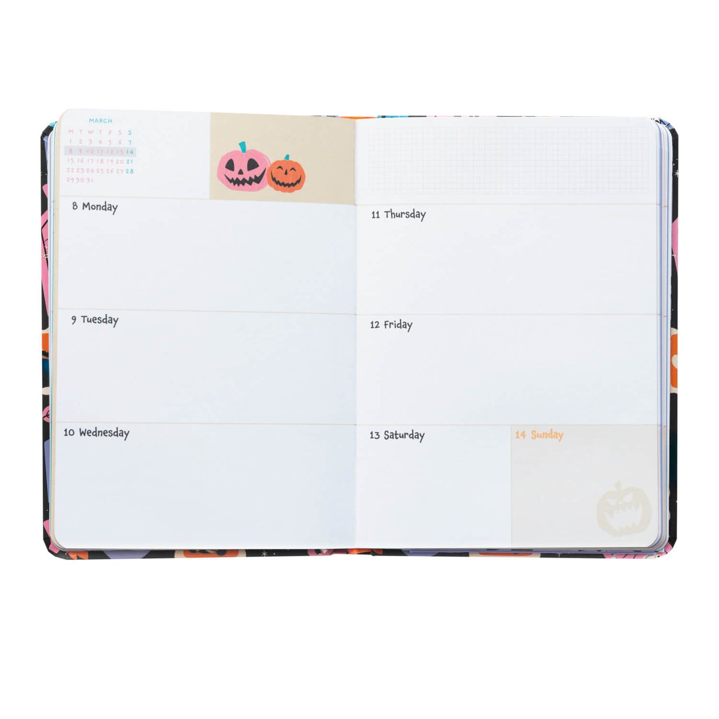 Agenda Escolar 2026/2027 Pesadilla Antes De Navidad Disney Semana Vista 17 Meses Pocket