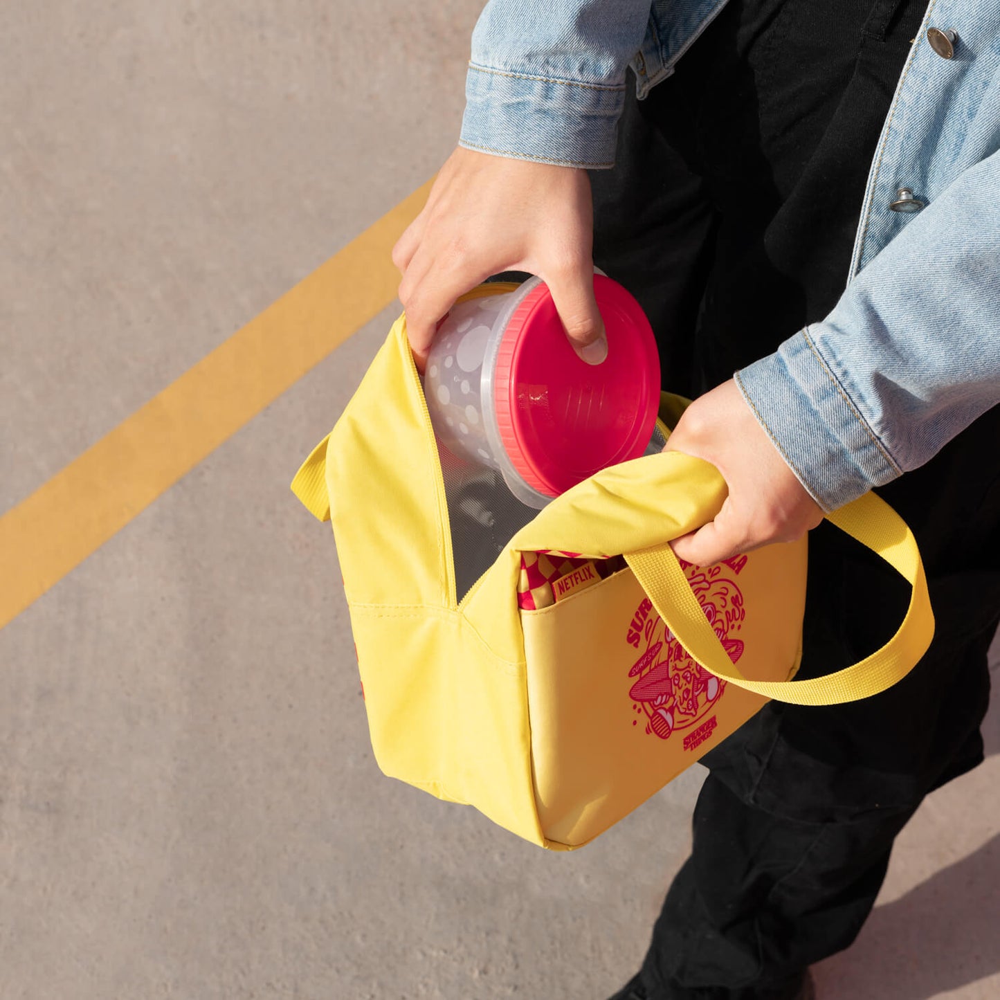 Bolsa De Almuerzo Stranger Things Surfer Boy Pizza