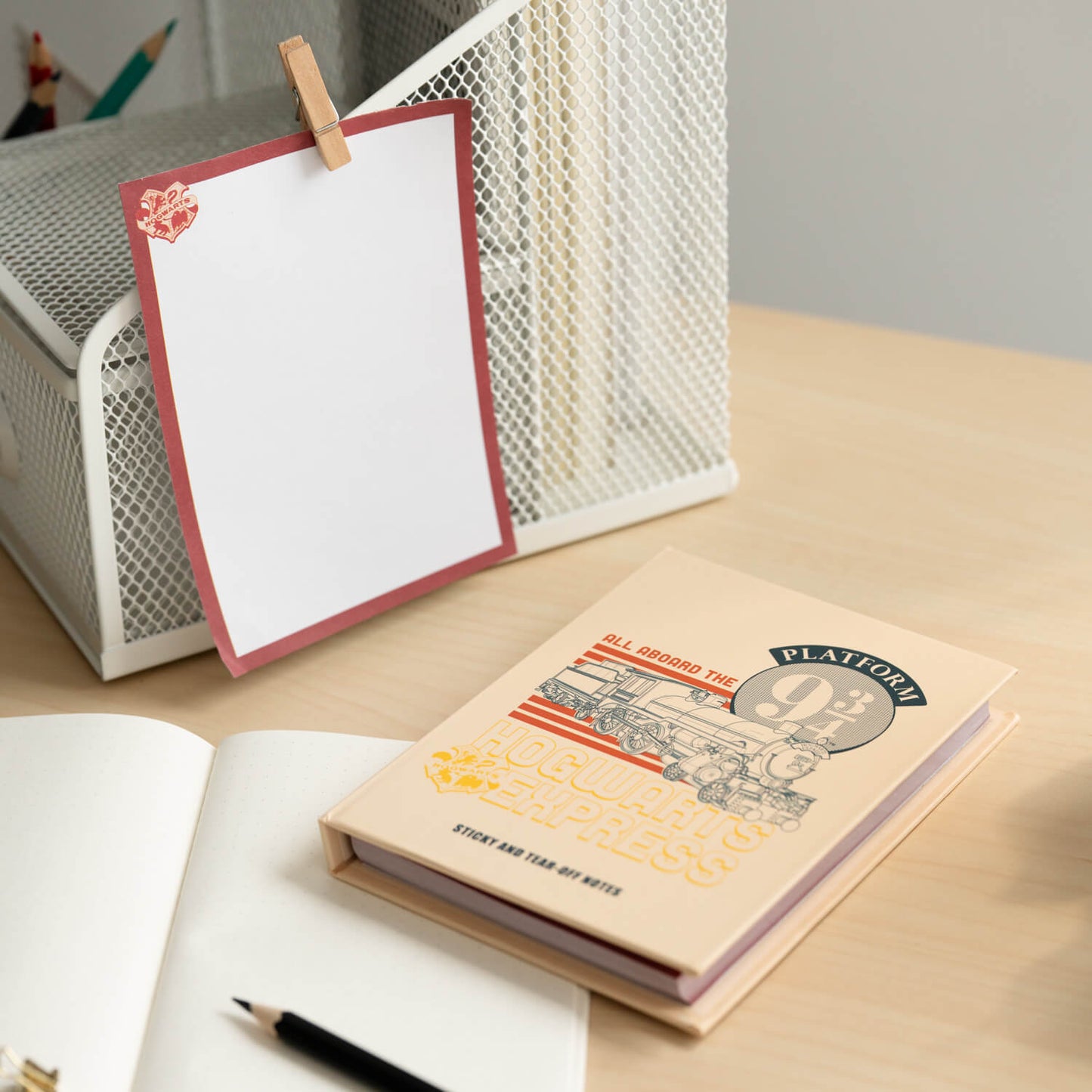 Cuaderno Notas Adhesivas Harry Potter Andén 9 3/4