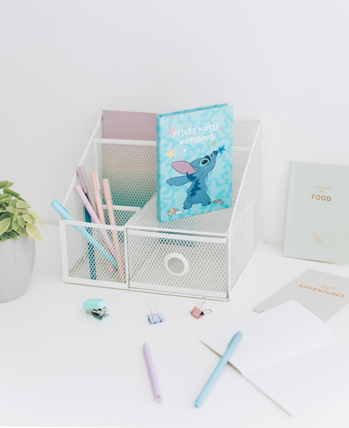 Cuaderno Notas Adhesivas Stitch Tropical Disney