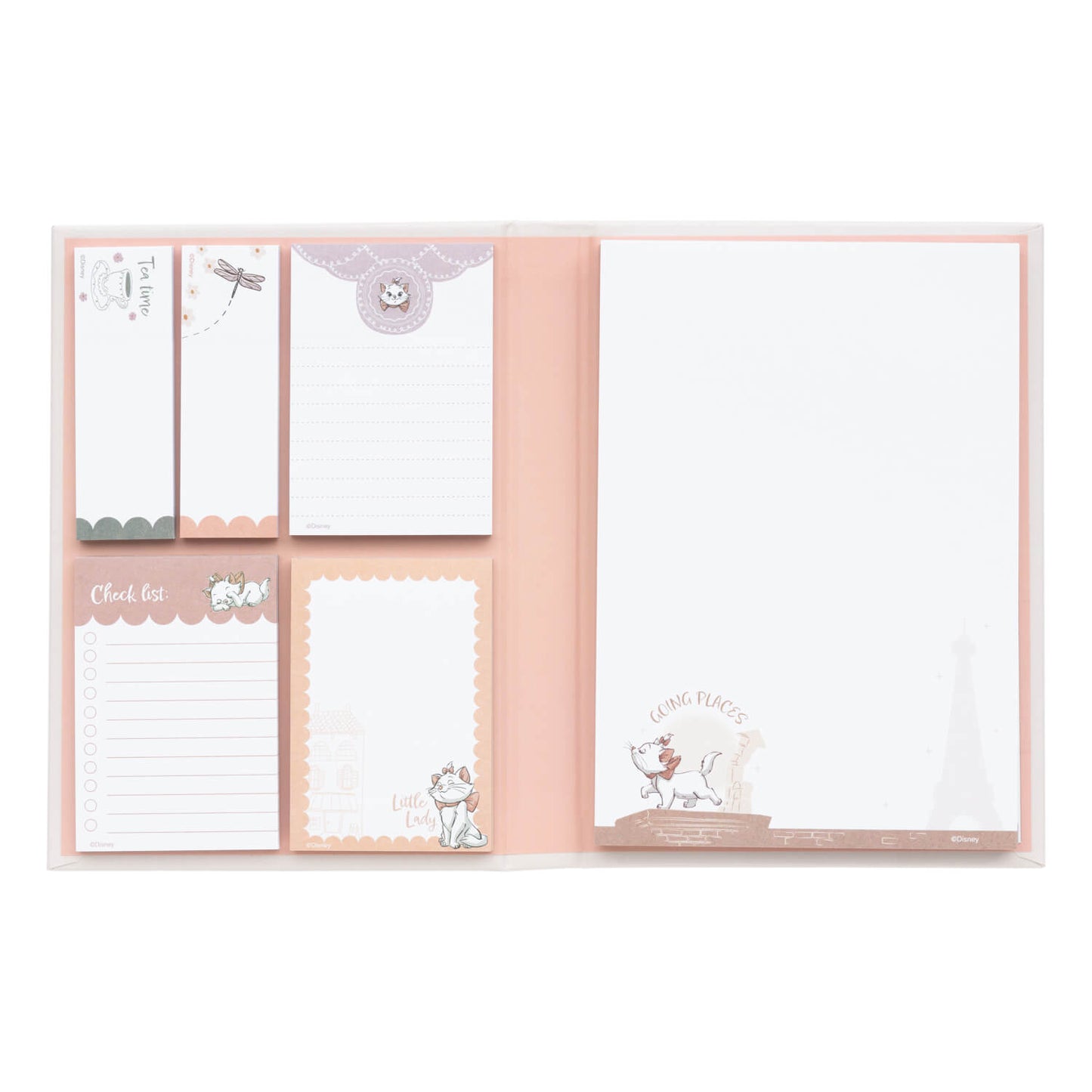 Cuaderno Notas Adhesivas Bonjour Marie Los Aristogatos Disney