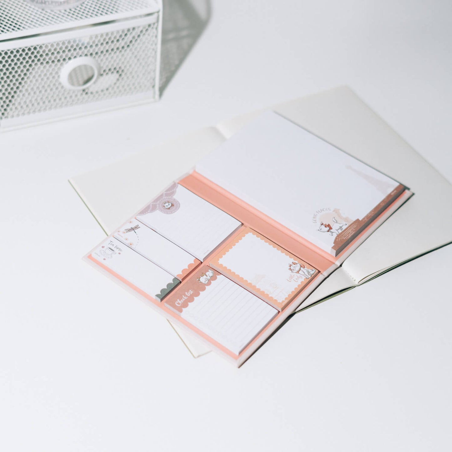 Cuaderno Notas Adhesivas Bonjour Marie Los Aristogatos Disney