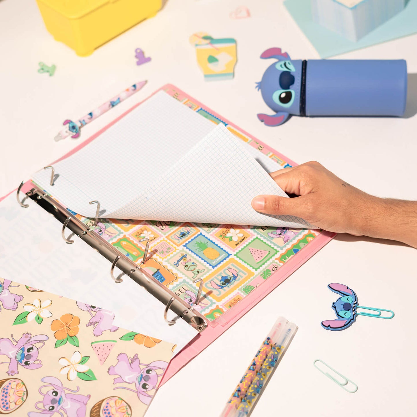Carpeta De Anillas Stitch Disney