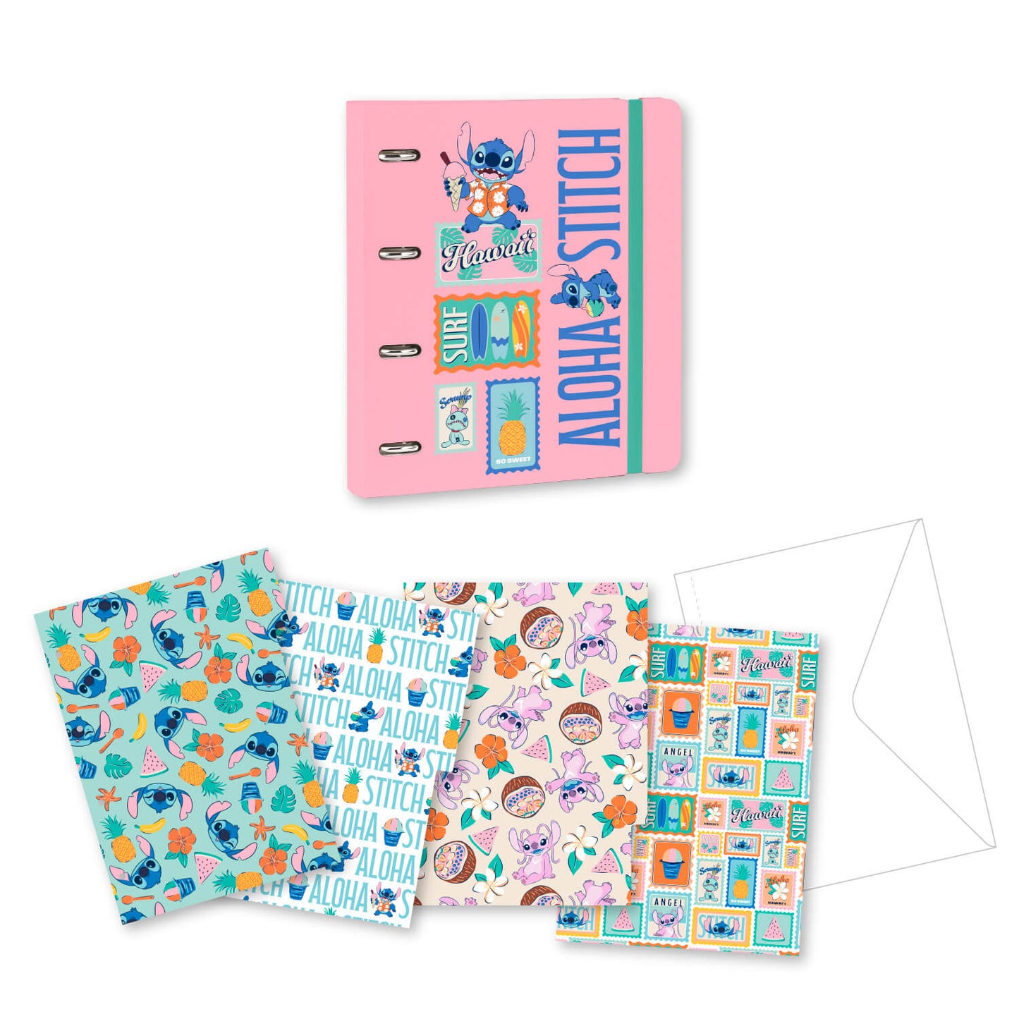 Carpeta De Anillas Stitch Disney