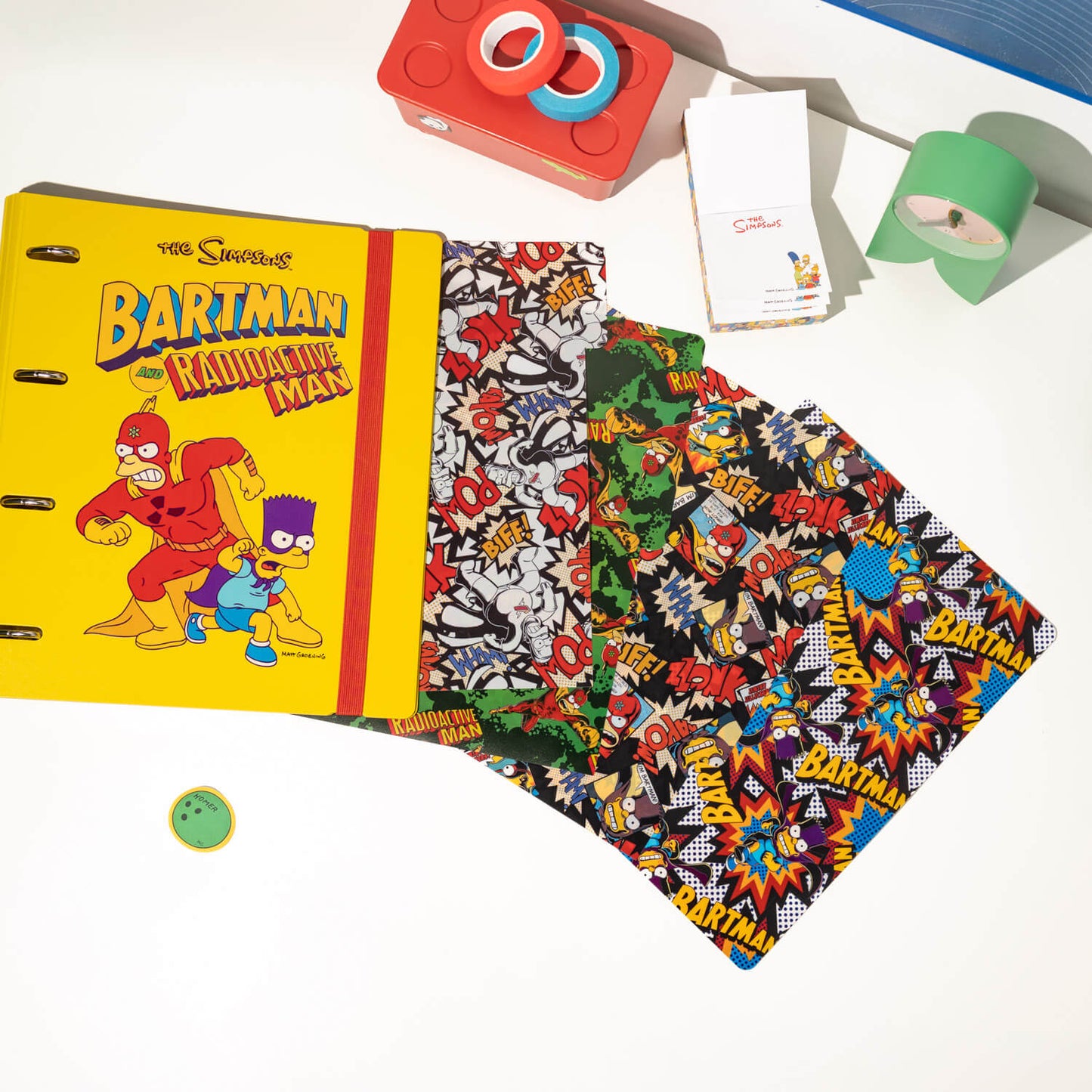 Carpeta De Anillas Los Simpson