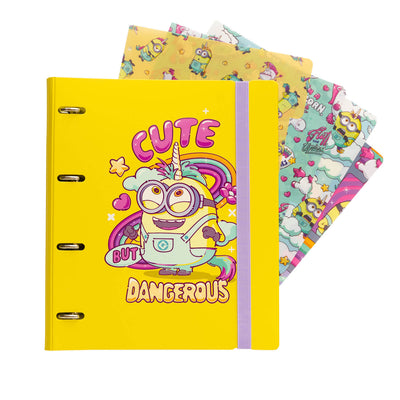 Carpeta De Anillas Minions
