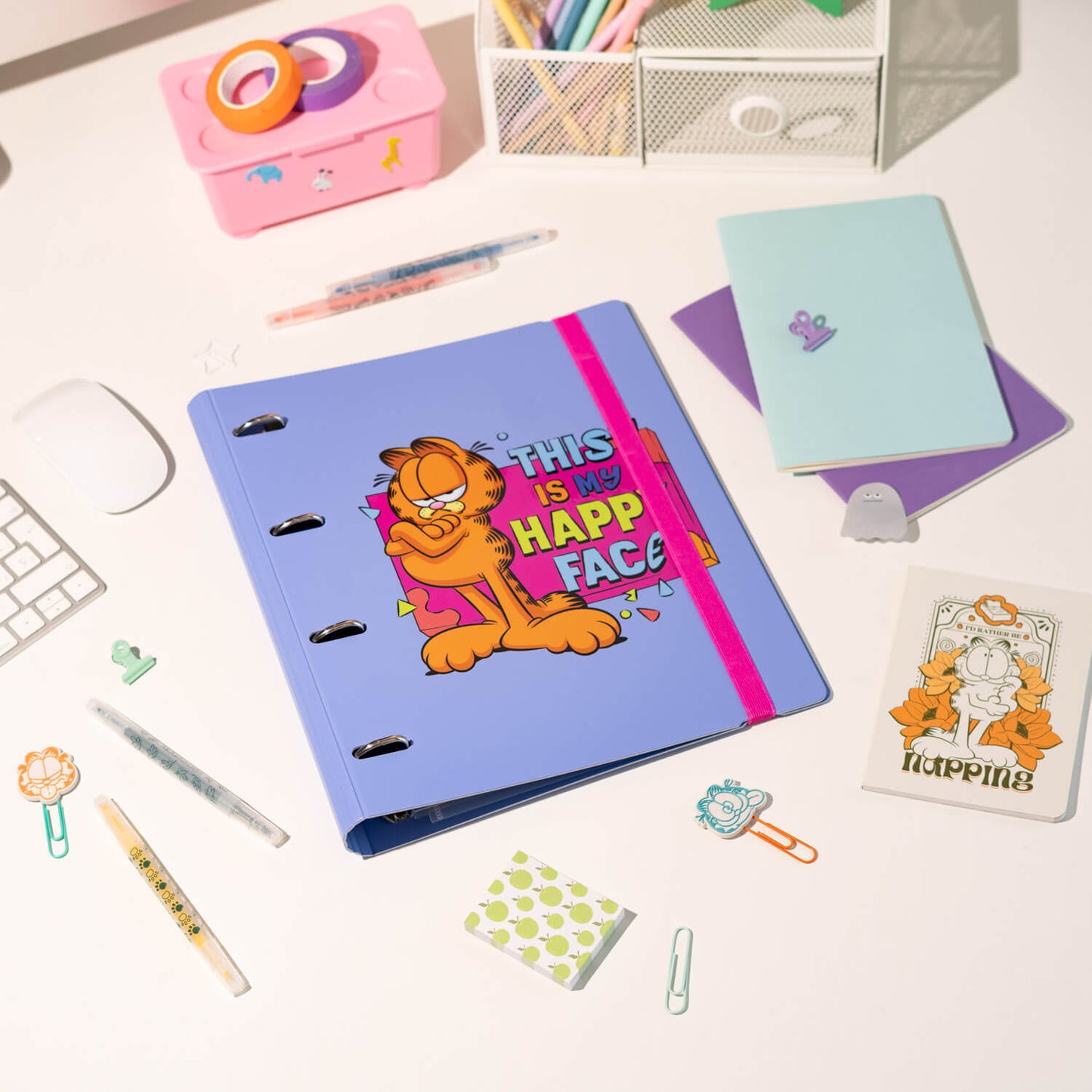 Carpeta De Anillas Garfield