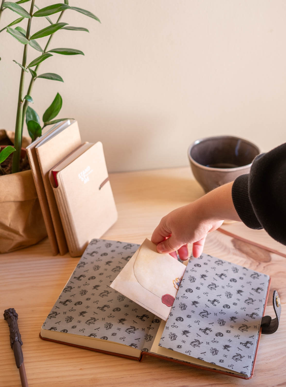 Cuaderno Harry Potter Hogwarts Con Bolígrafo