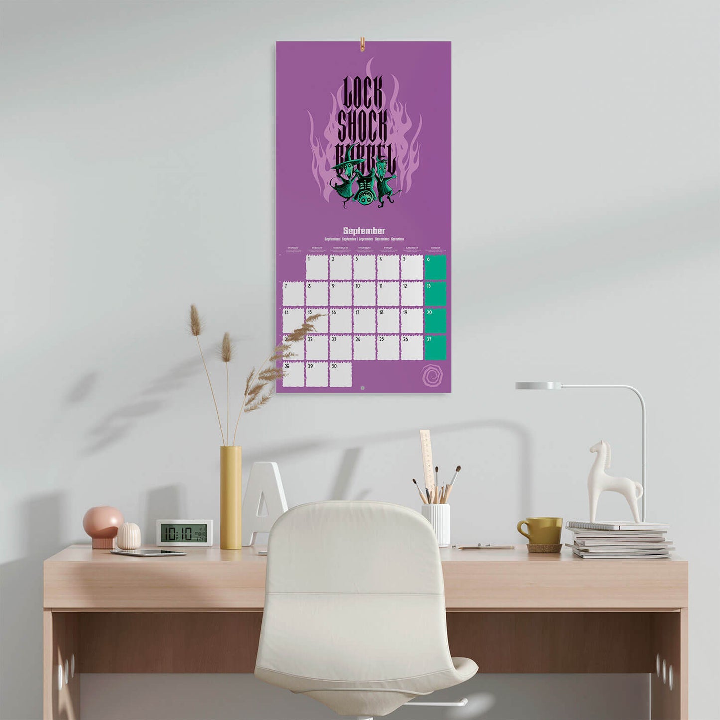 Calendario De Pared 2026 Pesadilla Antes De Navidad Disney