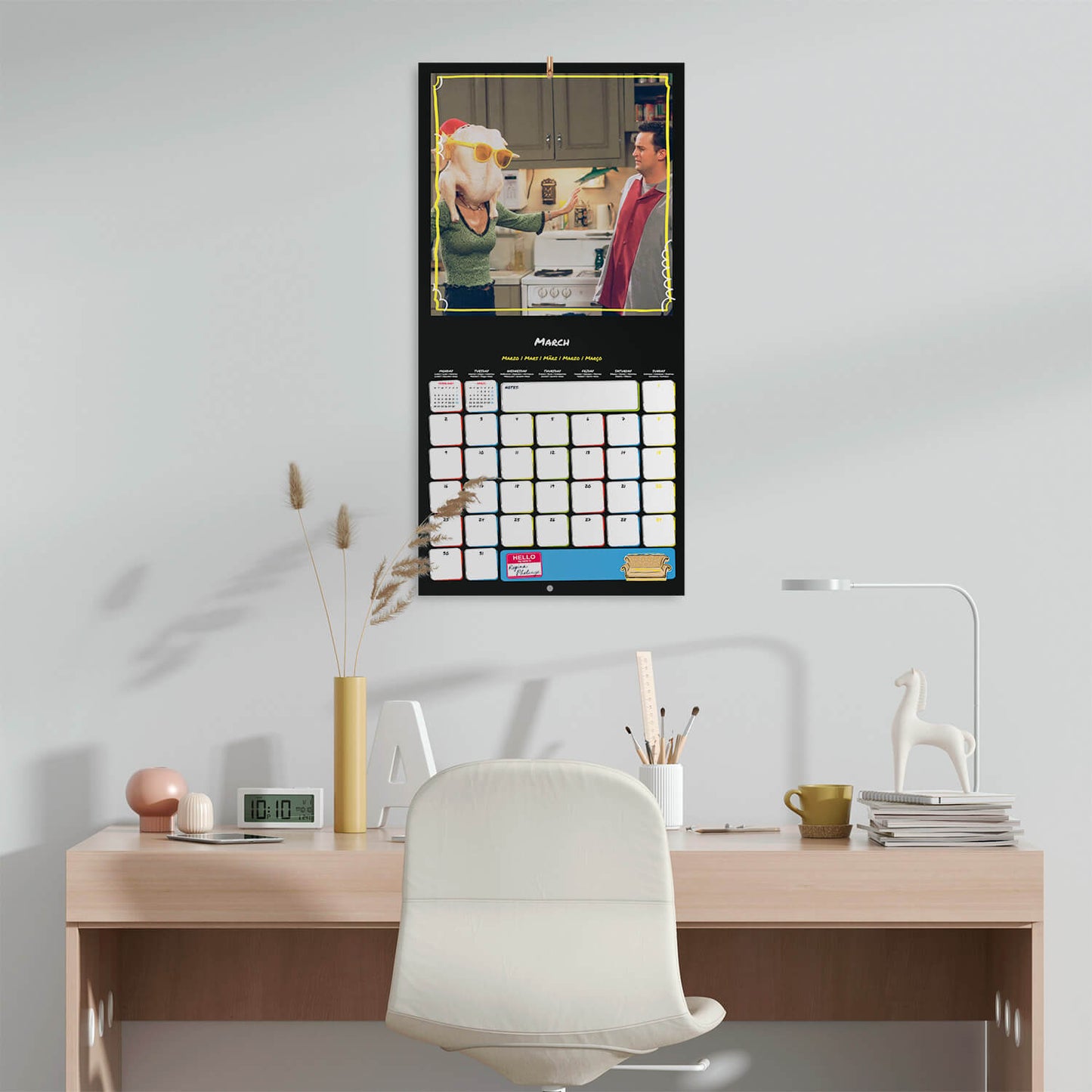 Calendario De Pared 2026 Friends