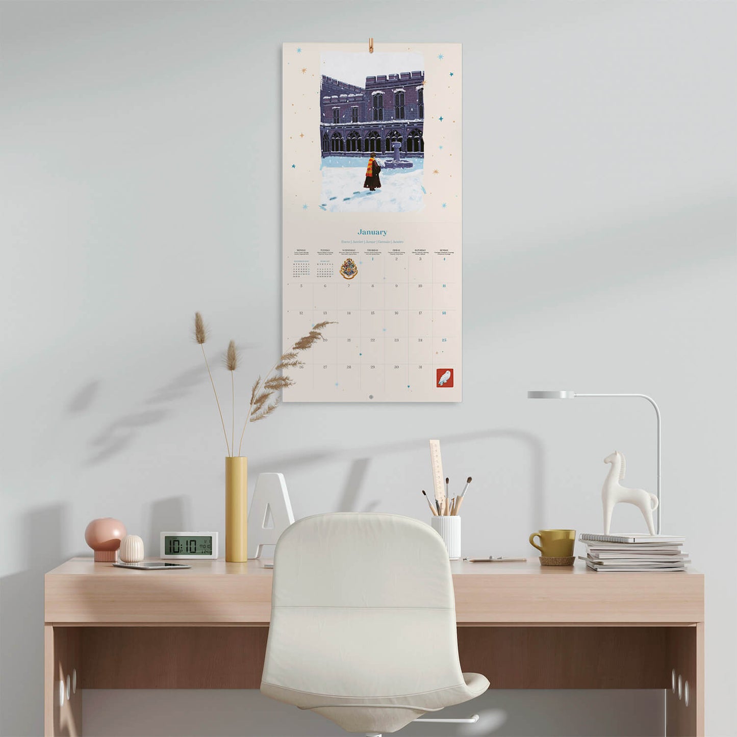 Calendario De Pared 2026 Harry Potter