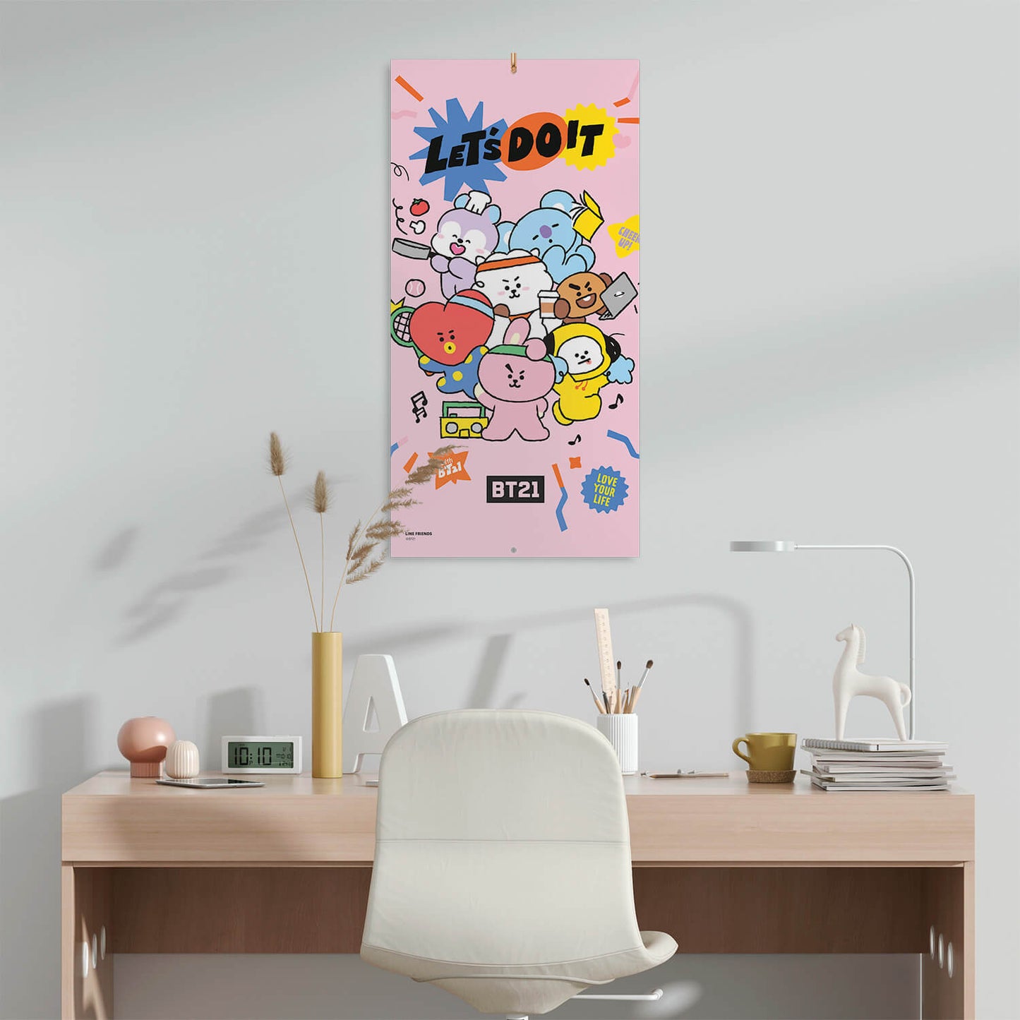 Calendario De Pared 2026 Bt21