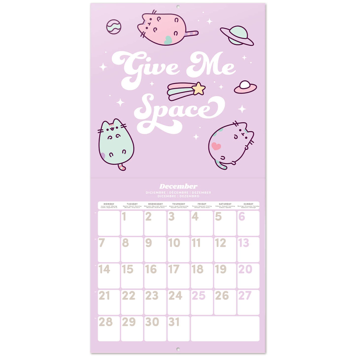 Calendario De Pared 2026 Pusheen