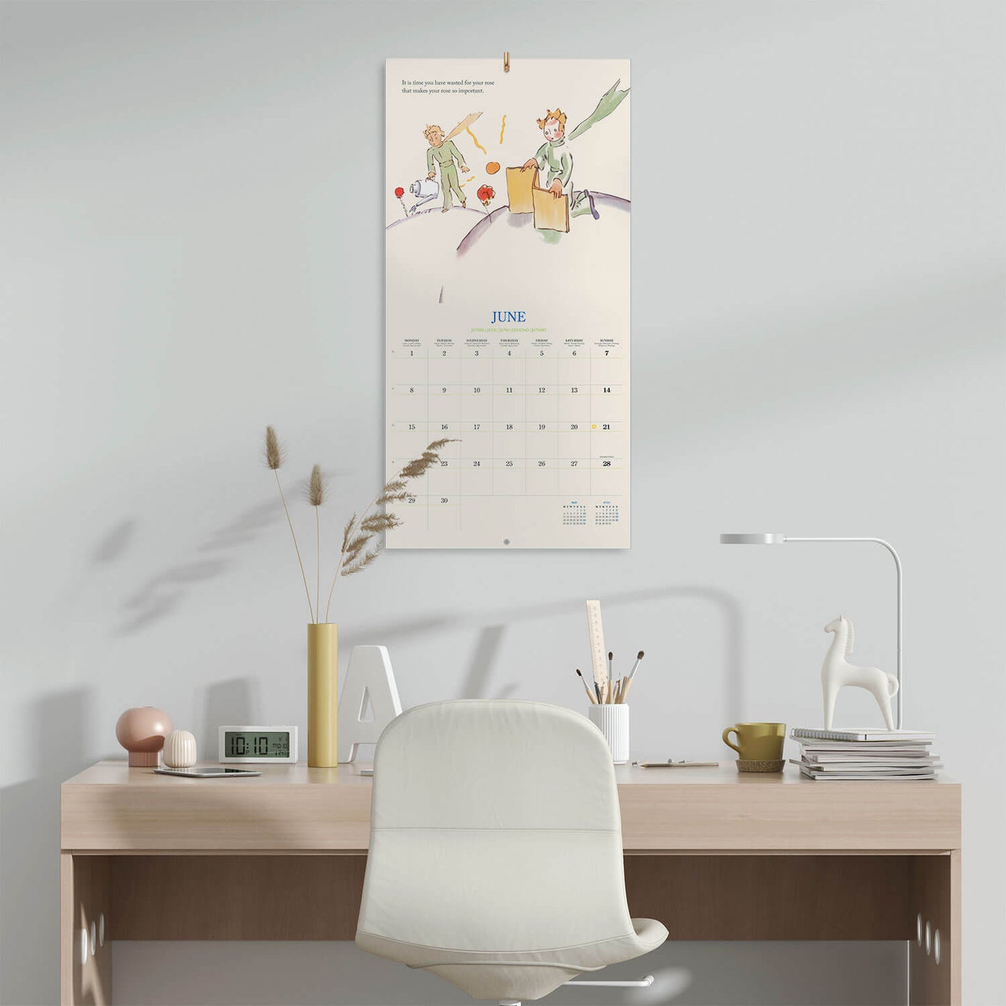 Calendario De Pared 2026 El Principito