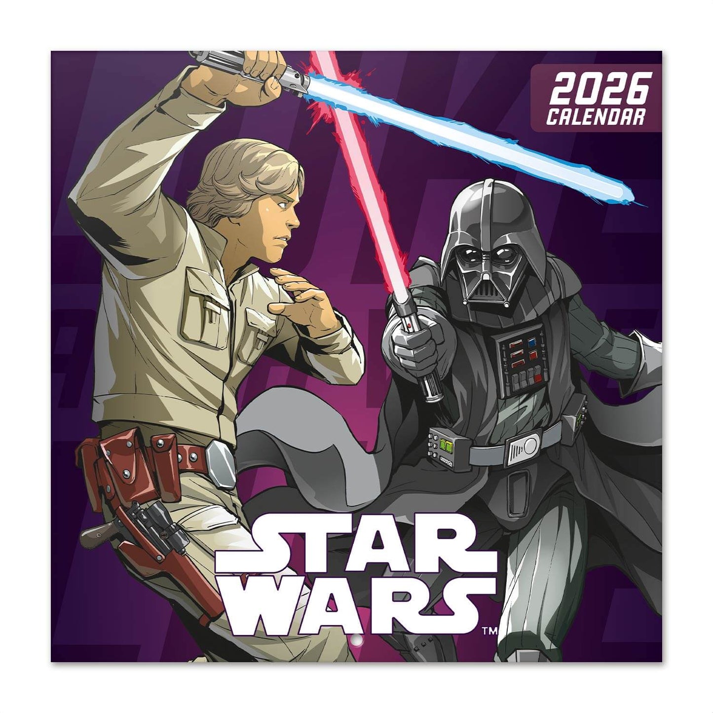 Calendario De Pared 2026 Star Wars