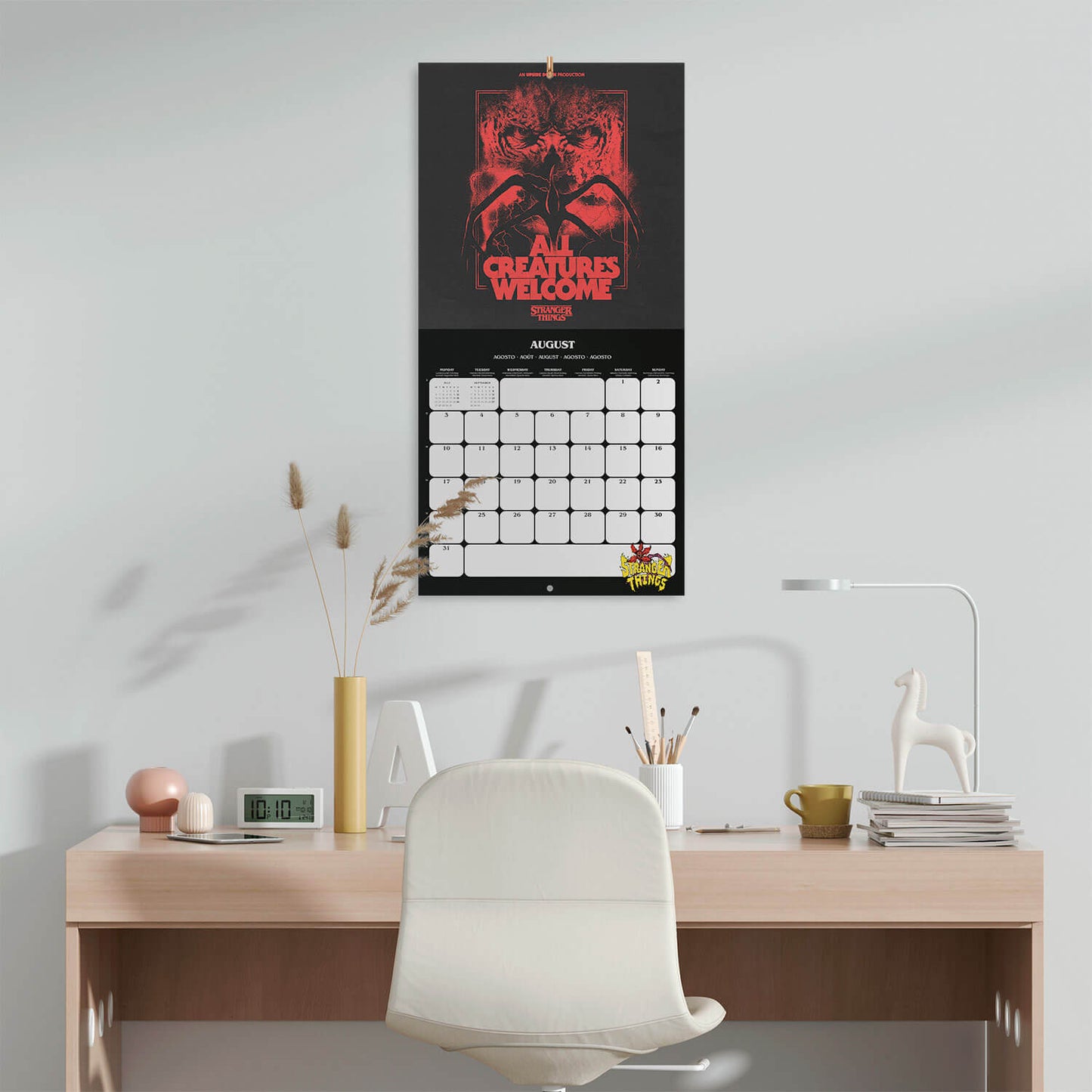 Calendario De Pared 2026 Stranger Things