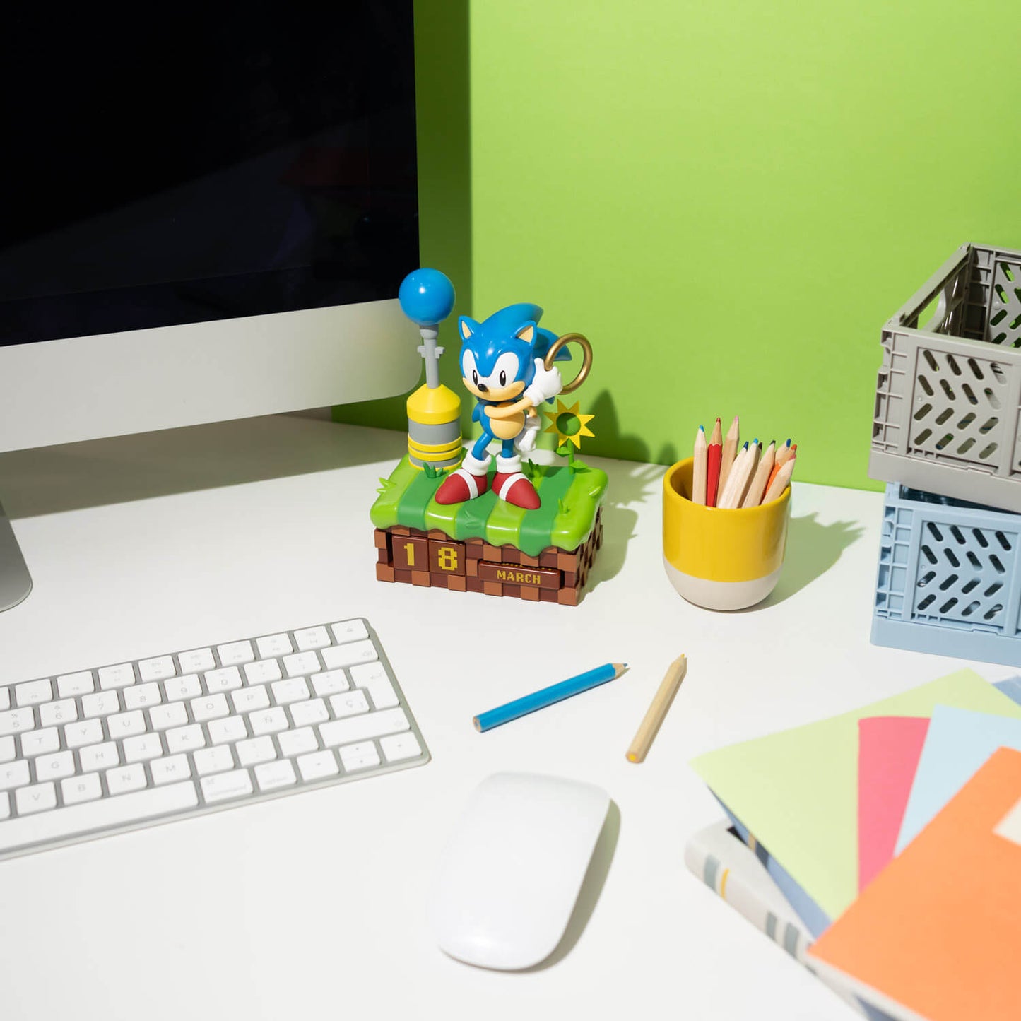 Calendario Perpetuo 3D Sonic The Hedgehog