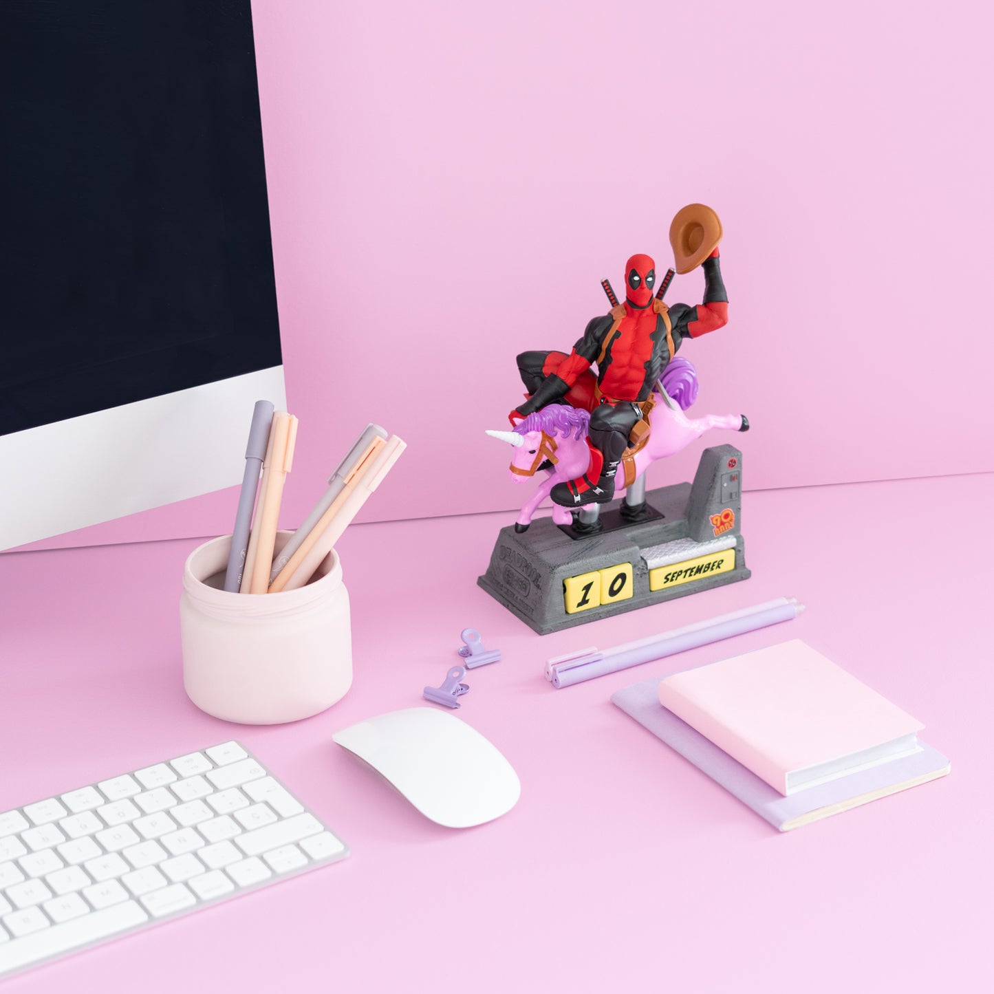 Calendario Perpetuo 3D Marvel Deadpool Erik