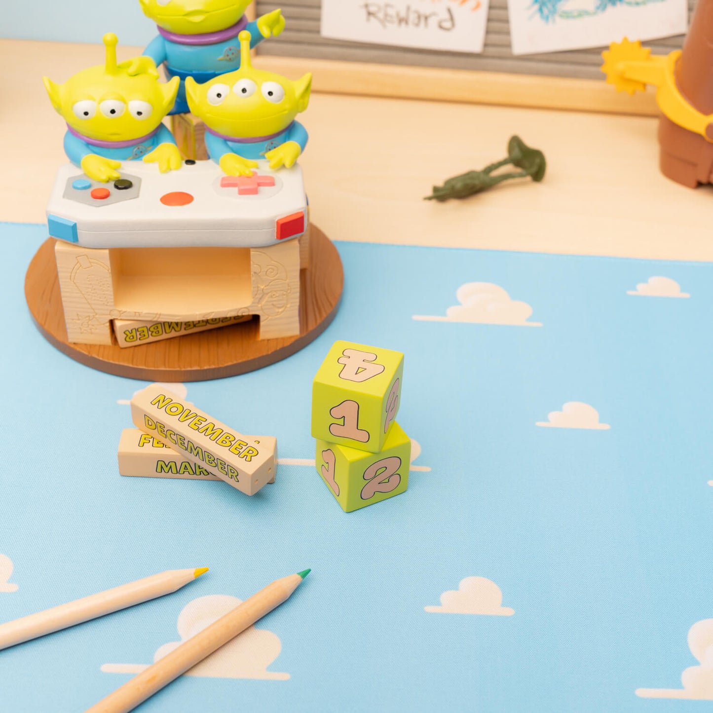 Calendario Perpetuo 3D Toy Story Aliens Disney Pixar