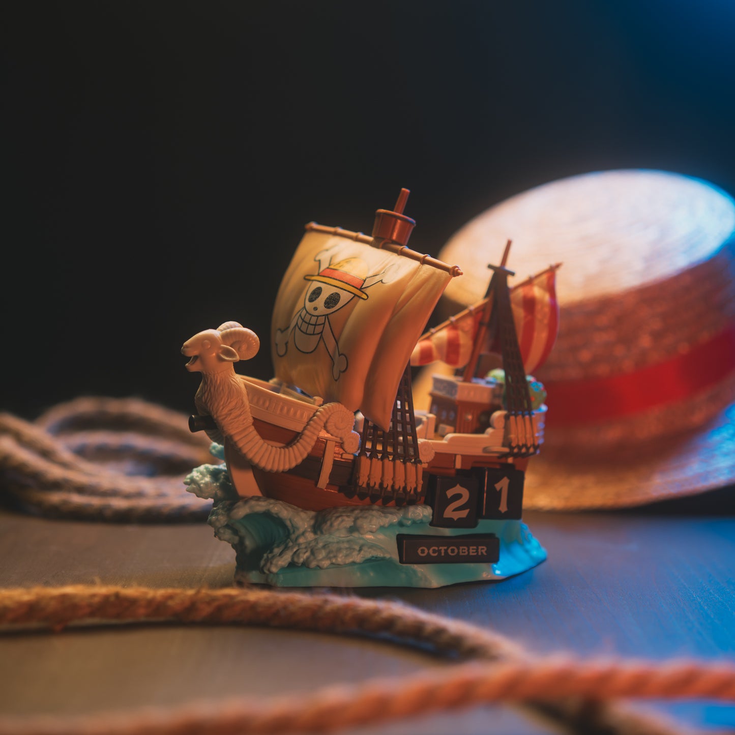 Calendario Perpetuo 3D One Piece Going Merry