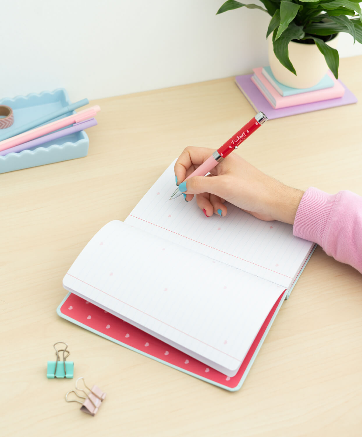 Cuaderno Pusheen Purrfect Love Con Bolígrafo Proyector