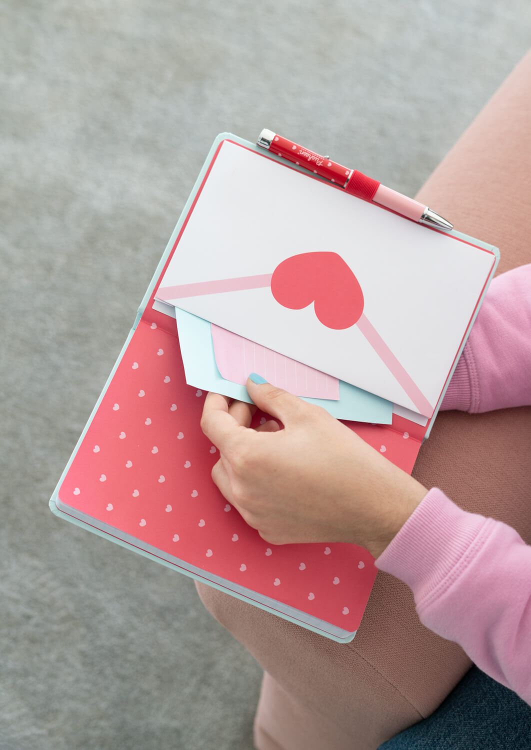 Cuaderno Pusheen Purrfect Love Con Bolígrafo Proyector