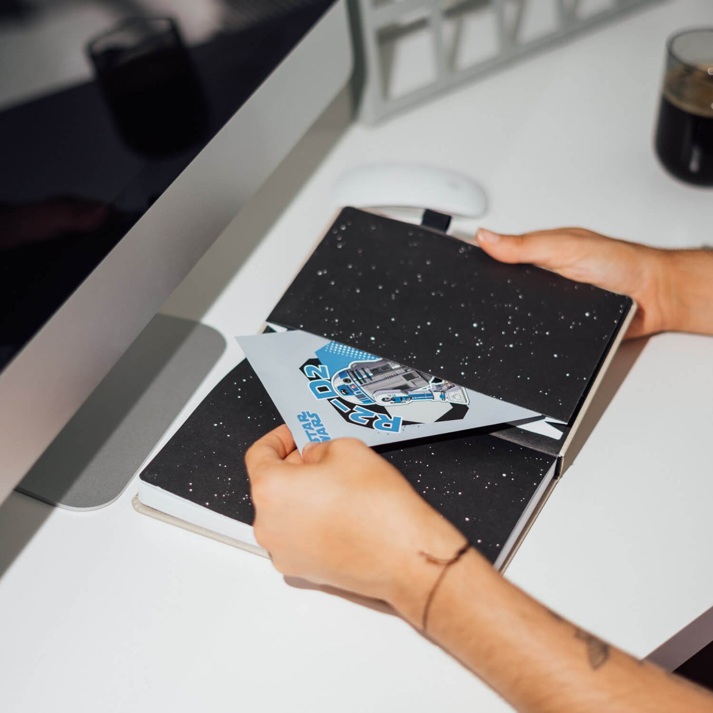 Cuaderno Luke Skywalker Star Wars Con Boligrafo Sable De Luz