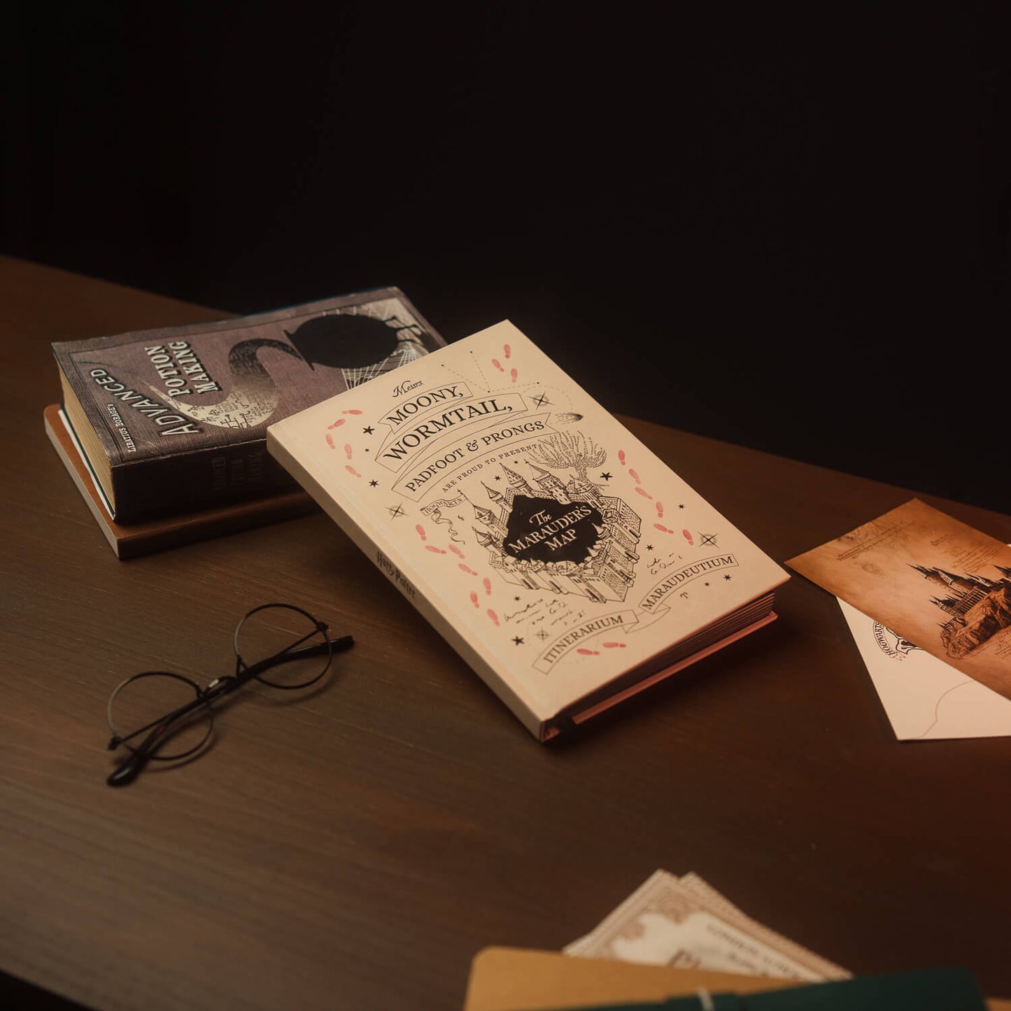Cuaderno Harry Potter Mapa Del Merodeador Con Bolígrafo