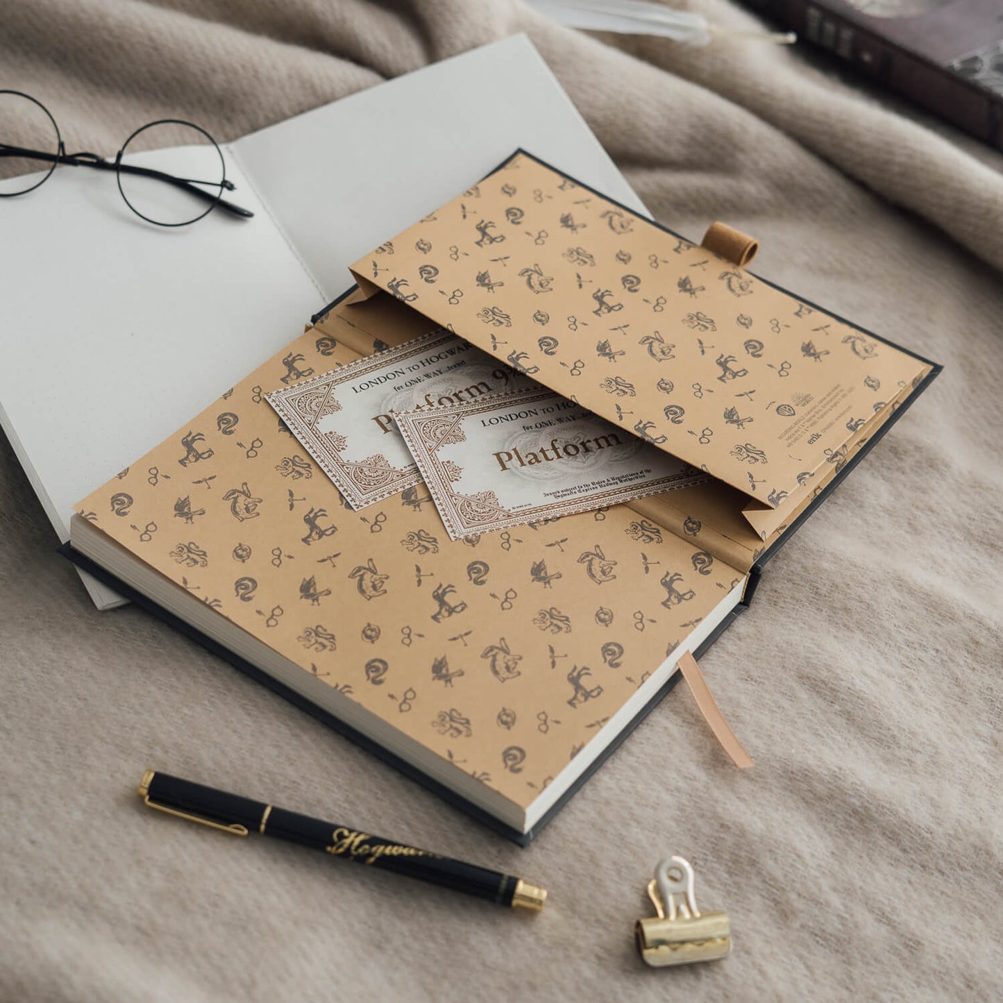 Cuaderno Harry Potter Hogwarts Con Bolígrafo