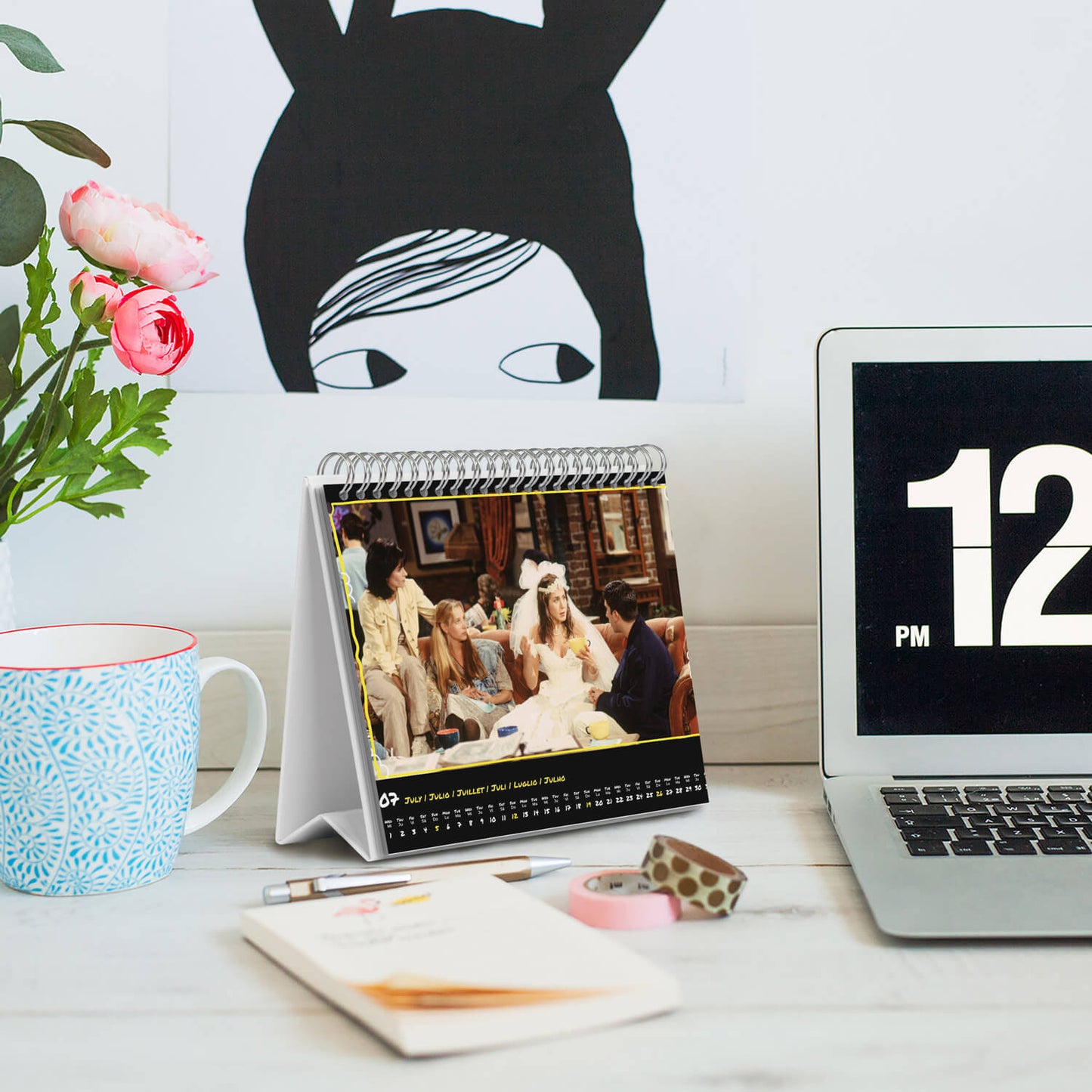 Calendario De Escritorio 2026 Friends