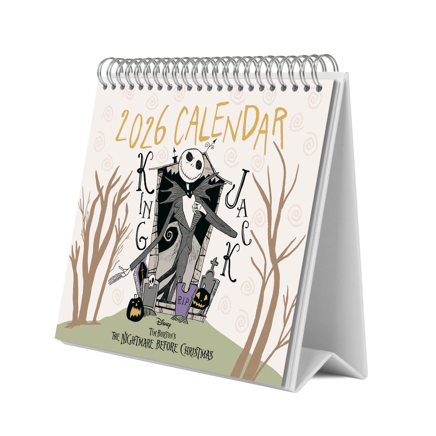 Calendario De Escritorio 2026 Pesadilla Antes De Navidad Disney