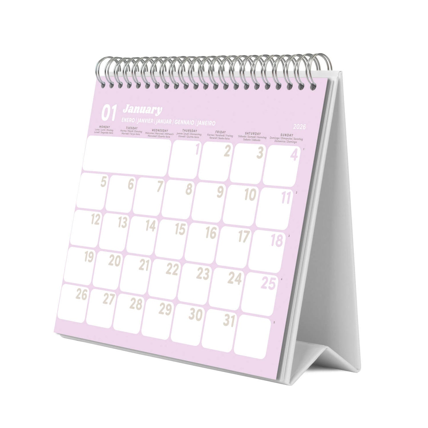 Calendario De Escritorio 2026 Pusheen