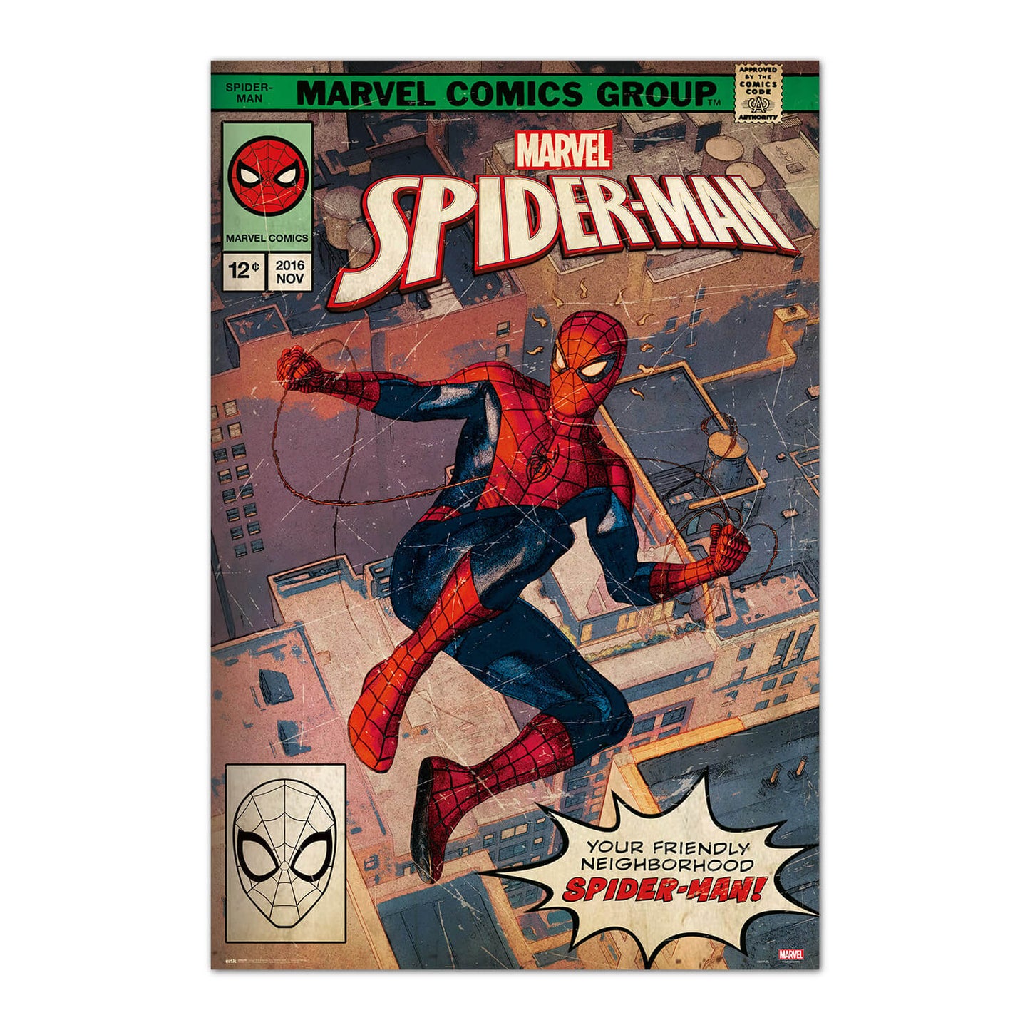 Poster Spider-Man Marvel Comic