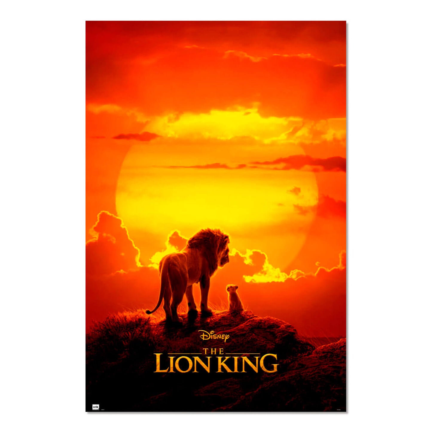 Poster El Rey León Disney