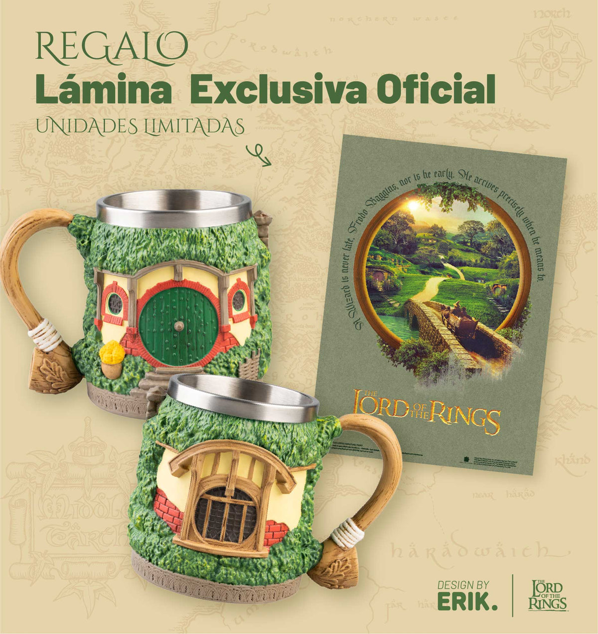 Jarra El Señor De Los Anillos Hobbiton