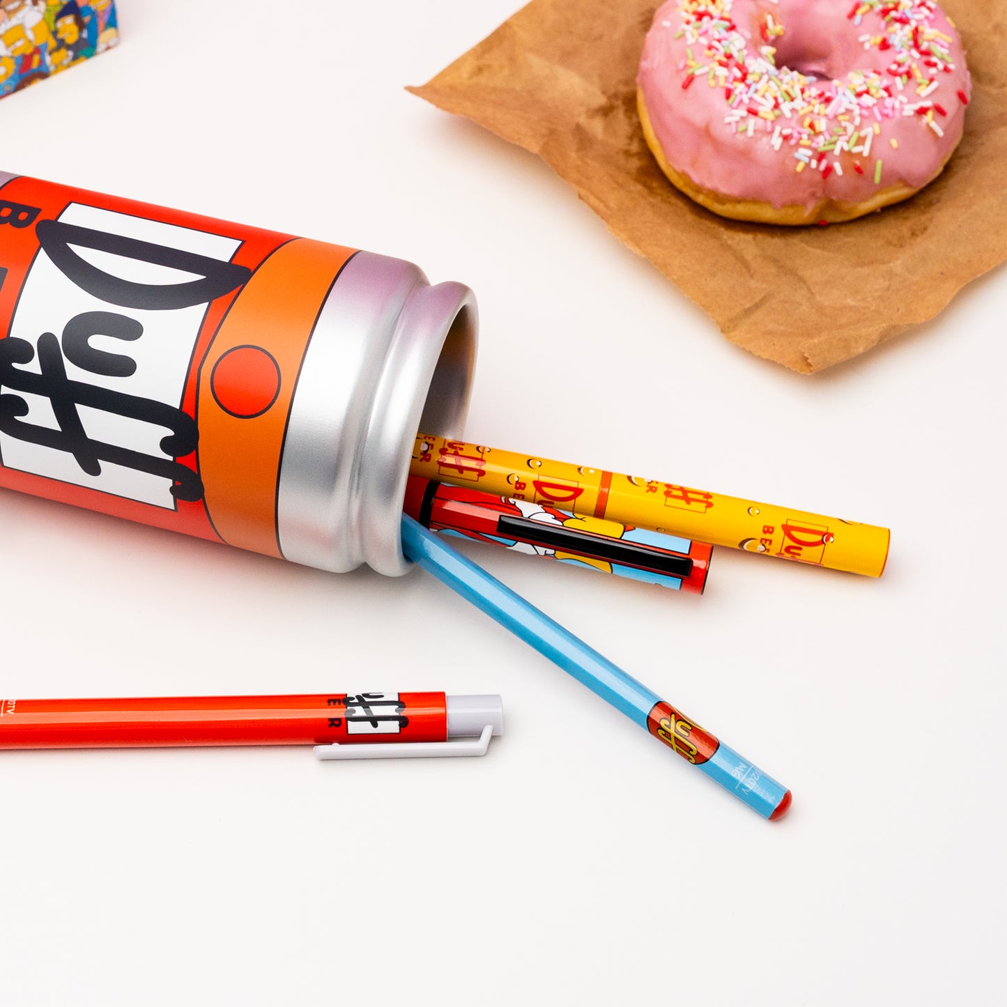 Lapicero Los Simpson Con Set De Escritura