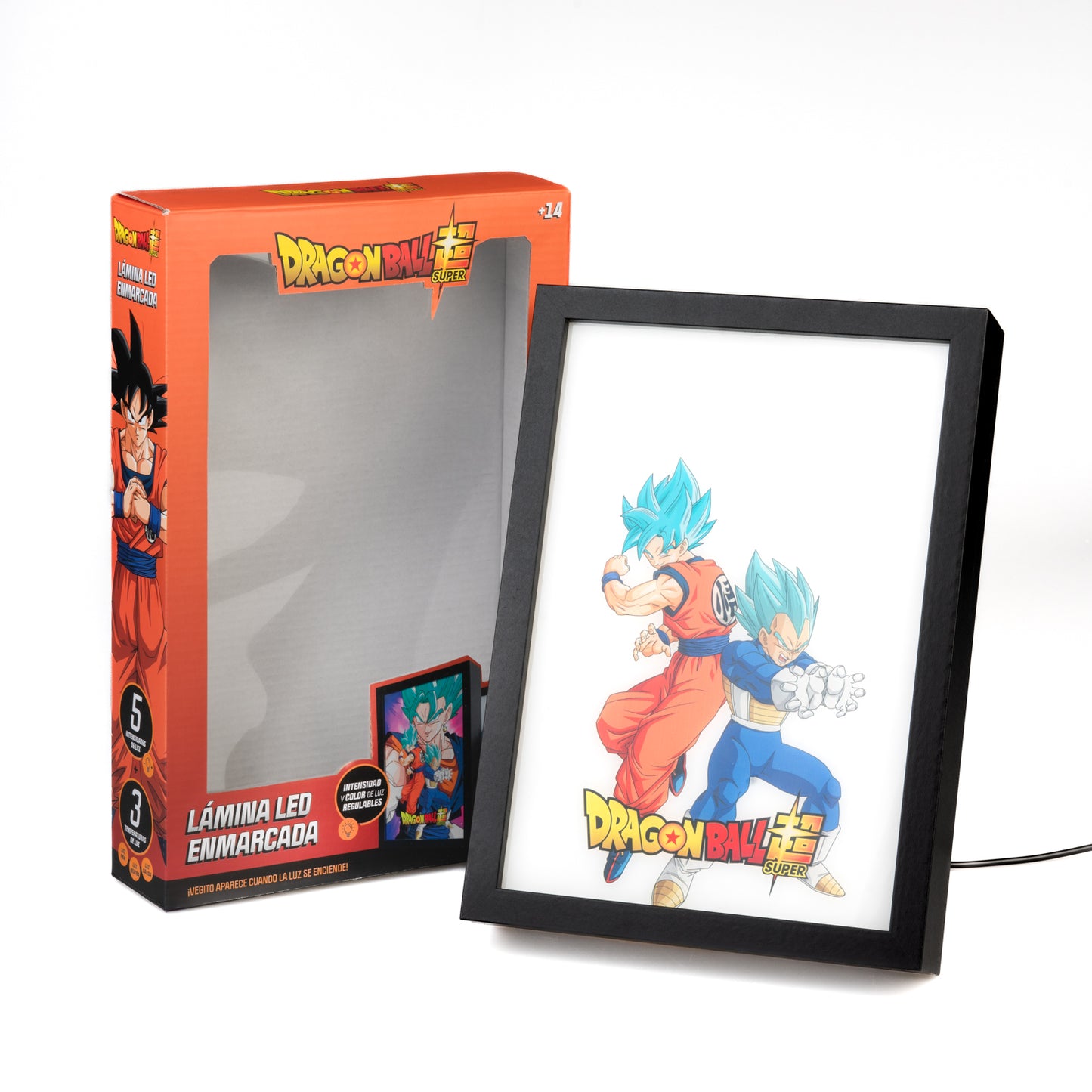Cuadro Con Luz LED Dragon Ball