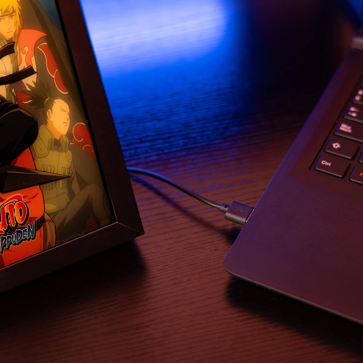 Cuadro Con Luz LED Naruto Shippuden