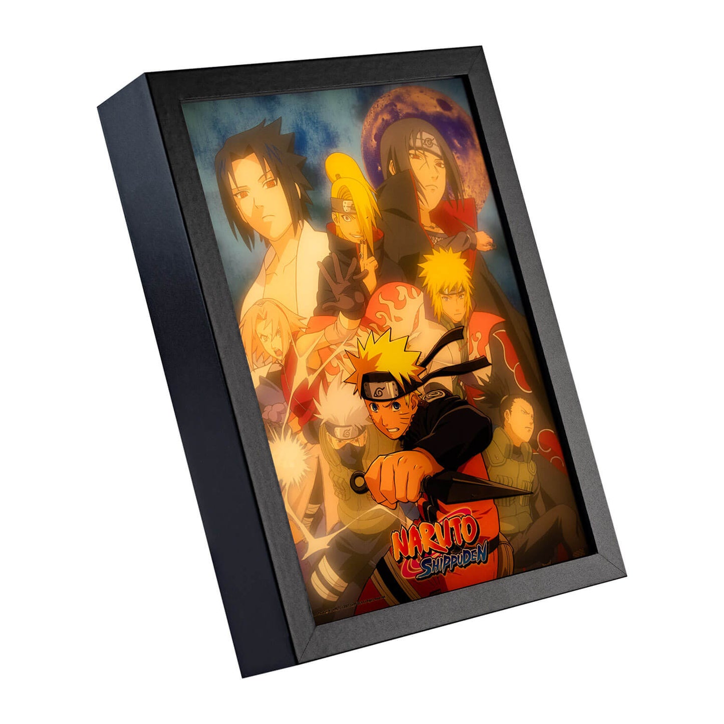 Cuadro Con Luz LED Naruto Shippuden