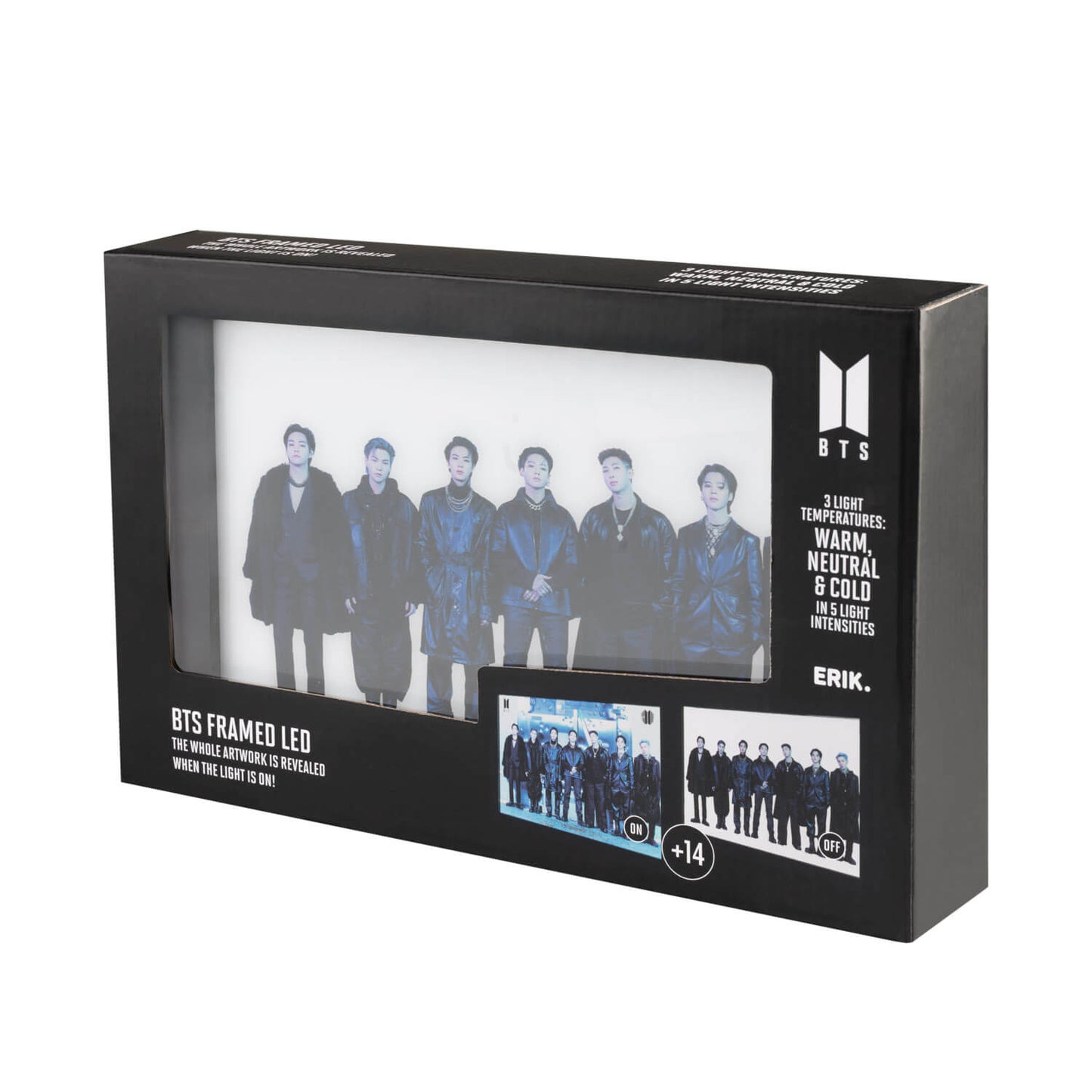 Cuadro Con Luz LED BTS
