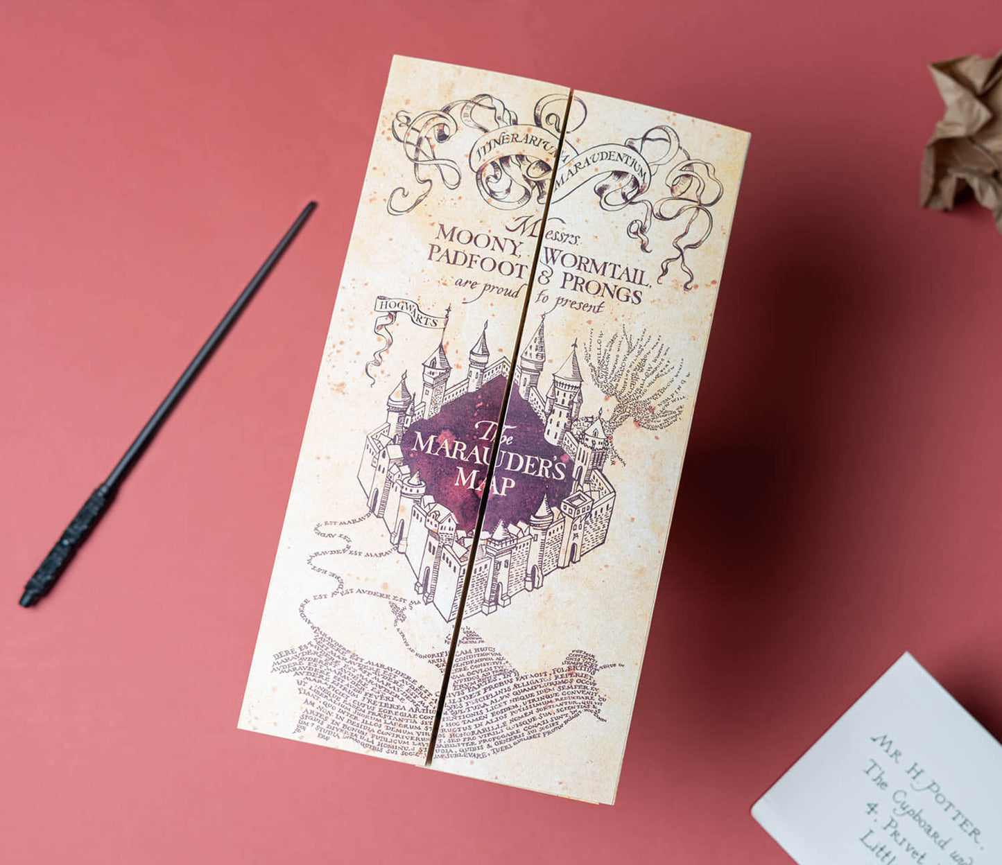 Réplica Harry Potter Mapa Del Merodeador