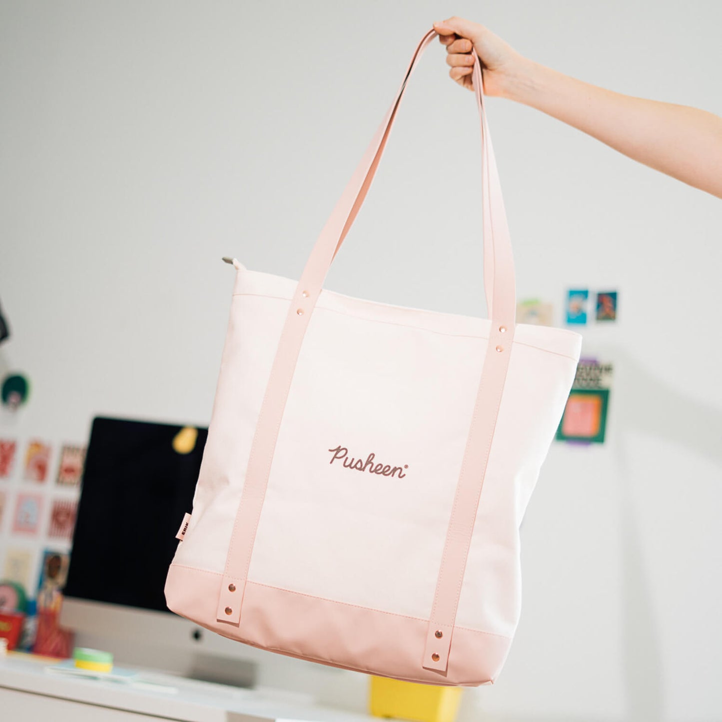 Bolso De Tela Pusheen Sushi Roll