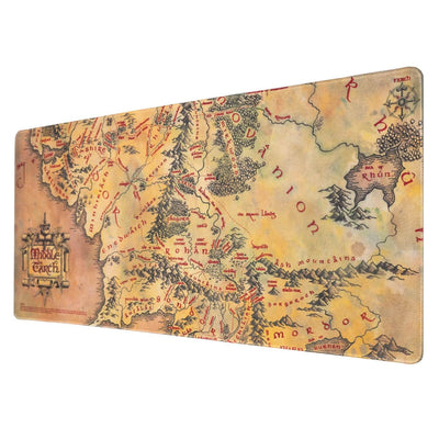 Alfombrilla Escritorio El Señor De Los Anillos Mapa De La Tierra Media